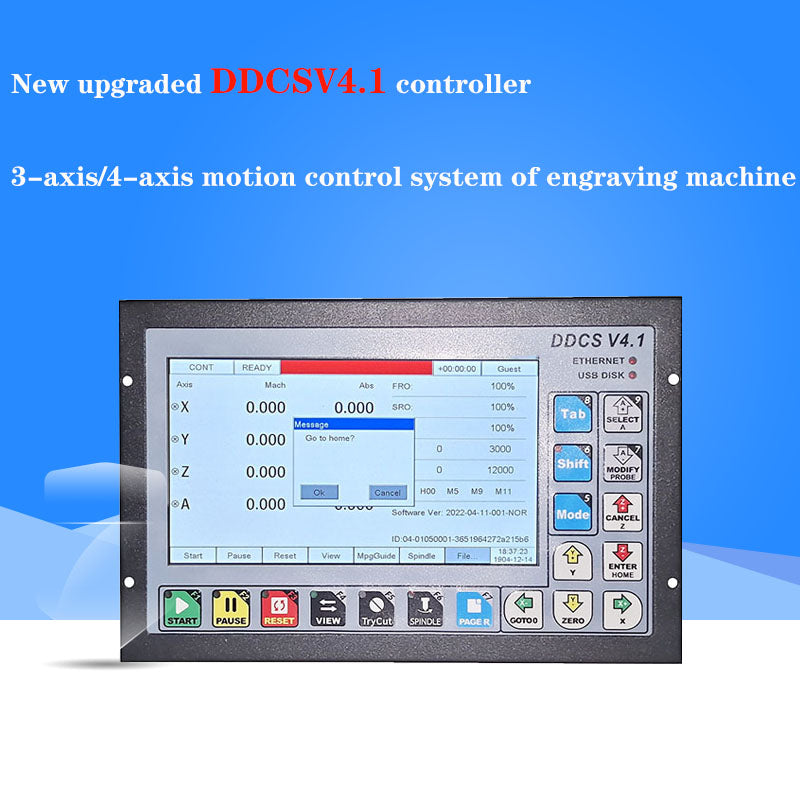 New Arrival! DDCSV4.1 Standalone Motion Controller Offline Controller Support 3 axis/4 axis USB CNC controller interface