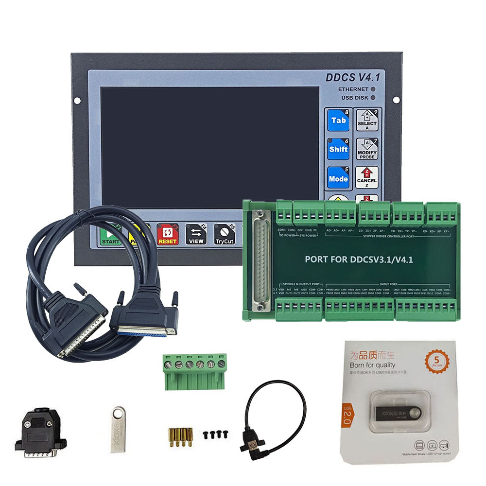 New Arrival! DDCSV4.1 Standalone Motion Controller Offline Controller Support 3 axis/4 axis USB CNC controller interface